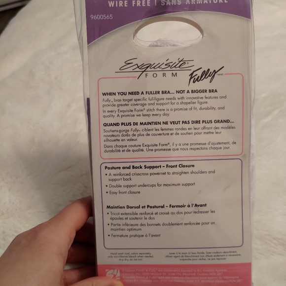 🌲10 for 100$🌲.Exquisite Form wire free front closure Bra. Size 44D - Picture 2 of 2